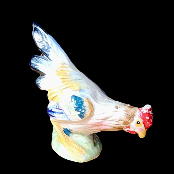 Vintage Ceramic Rooster Salt shaker Japan Stamp - Picture 1 of 7